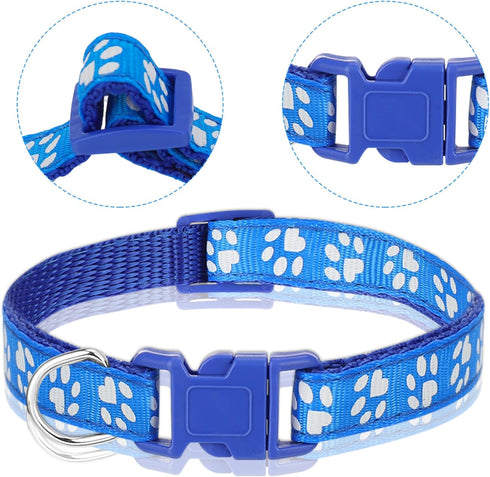 Puppy Collars-16 Pack Puppy Collars for Litter, Adjustable Puppy ID Collars Soft Nylon Whelping Collars for Newborn Litter Puppy Pets...
