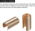uxcell Leather Rope Clip, 50Pcs Cylindrical Crimping Cord Crimps Foldable String Leather Cord Fastener for DIY Lanyard, Tassel, Jewelry Making, Go...
