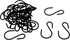 S Hooks for Hanging Plants, Clothes, Black S Shaped Hooks Made of Metal Iron, Heavy Duty S-hooks, 50 Pack...