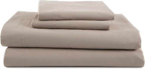 3 Piece Twin Sheets Set | Twin Bed Sheets Set – Light Weight, Soft Breathable Sheets | Brushed Cotton Rich Blend | Secure-Fit, Wrinkle Resistant, ...