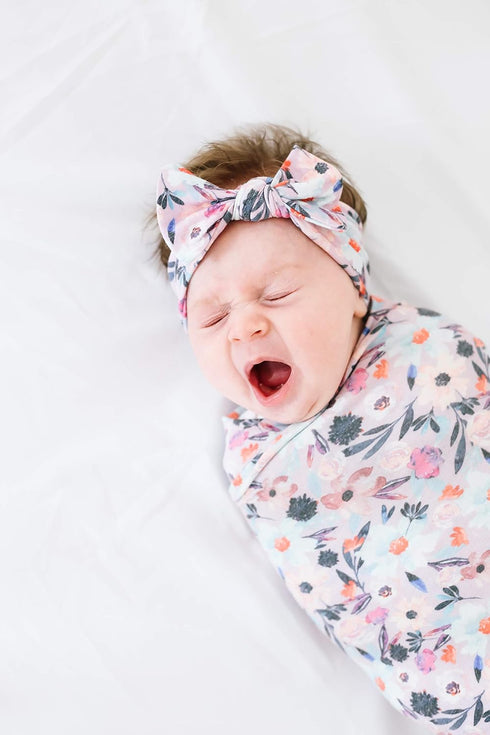 Copper Pearl Baby Bows: Stylish Headbands for Baby Girls, Premium Soft and Stretchy Baby Headbands, Perfect for Newborns, Trendy Designs - Morgan...