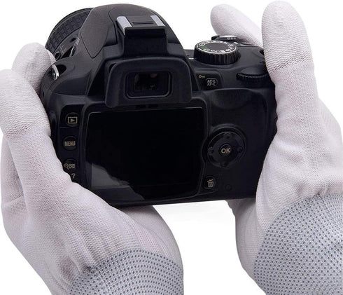 VSGO DDG-1 Camera Cleaning Gloves Professional Anti-Static Cleaning Gloves White Compatible for Camera, Sensor Cleaning,or Other Precision Instrum...