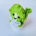 Positive Crochet Cabbage Doll Funny Knitted Toys with Positive Card, Emotional Support Cabbage Cute Creative Gifts for Friends Party Decoration En...