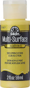 FolkArt Multi-Surface Paint in Assorted Colors (2 oz), 2913, Lemon Custard...