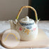 2 Pack Bamboo Teapot Handle Replacement Accessories Supplies for Ceramic and Pottery Tea Pots Tea Kettle Handle Purse U-Shape Handle Replacement f...