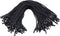 Tupalizy Black Cotton Gift Clothing Price Tag String Hanging Rope Snap Lock Pin Loop Fastener Hook Ties for Luggage Label Attachment,7.5 Inch, 100...