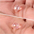 FZH4-10mm Faceted Briolette Glass Bead Kit for Jewelry Making 410Pcs Rondelle Shape Crystal Spacer Beads DIY Bracelet Necklace Accessories with 6 ...