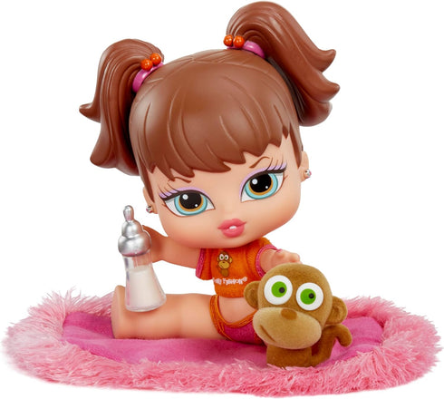 Bratz Babyz Meygan Collectible Fashion Doll with Real Fashions and Pet...