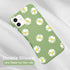 JOYLAND Mustard Green Soft Liquid Silicone Rubber Lovely Flower Daisy Phone Case Cover for iPhone 7/8/SE 2020 with Microfiber Linin Flowers Floral...