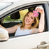12pcs Preppy Boho Car Air Freshener Essential Oil Hanging Slice Cute Pink Happy Face Air Fresheners Car Interior Accessories for Hanging Rearview ...