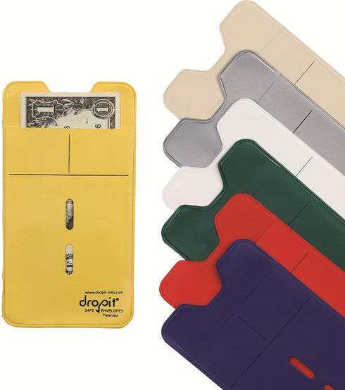 7 Combo Reuseable Dropit Safe Envelope for Depositing of Currency and Money, Size 7, Combo...