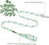 St. Patrick's Day Dog Leash Match Dog Collar, Sturdy Durable St. Patrick's Day Cotton Dog Leash, Lucky Shamrock Dog Training Leash for Small Mediu...