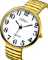 Blekon Collections New Super Large Face Stretch Band Japanese Movement PC21J Fashion Watch (Gold)...