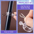 3pcs 1” Plastic Flag Pole Ring with Hook, Anti Wrap Flagpole Mounting Clip, Rustproof Adjustable Flag Pole Hardware Accessories for Various Outdoo...