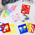 24 Pieces Stencils for Kids 5.9 x 5.5 Inches Drawing Stencils Chalk Stencils Large Washable Vehicles Themed Primary Shape Template for Kids Toddle...