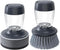 Dish brush with soap dispenser?Nylon Bristles Dish Brush and a Scrub Sponge Dish Brush,Kitchen Brush for Dish Pot Pan and Sink Cleaning?dish brush...