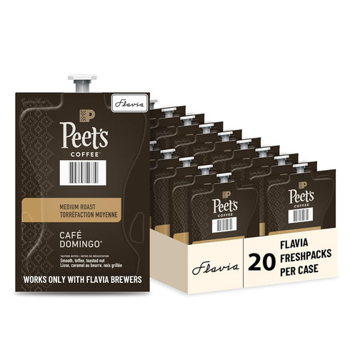 PEET'S COFFEE Café Domingo Single Serve Freshpack for MARS DRINKS FLAVIA Brewer, 18 Packets...