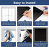 100% Bedroom Shading Curtain, DIY Portable Blinds, Non-Drilling Shading Blinds, Reusable Shading Curtains, Suitable for Baby Rooms, Bedrooms or Tr...