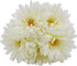 TOPIA Artificial African Daisies Flowers African Daisy Silk Flowers Artificial Gerbera Daisies Pack of 10 (White)...