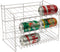 Atlantic Gravity-Fed Compact Single Canrack - Kitchen Organizer, Durable Steel Construction, Size Fits Most Pantries, PN1002 in White...
