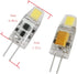 No Flicker LED G4 Bulb 2PCS AC/DC 12V 1.2W 2700K G4 Warm White Bi-Pin Base Dustproof Capsule Light Bulbs Replace 12V 10W Halogen Bulb...