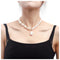 Bohemia Shell Choker Necklace Pearl Beaded Clavicle Necklace Baroque Pearl Pendant Necklace Cowrie Shell Necklace Choker Jewelry for Women and Gir...