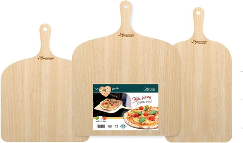 Eppicotispai Birchwood Pizza Peel, 23 x 50 cm/9.05 x 19.7", Brown...