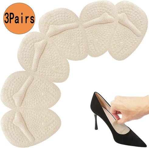 3 Pairs Metatarsal Pads for Women,Ball of Foot Cushions Soft Gel Forefoot Cushion Inserts for Women Shoes Relieves Pain and Discomfort,Sweat Absor...