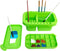 MyLifeUNIT Paint Brush Cleaner, Paint Brush Holder and Organizers with Palette for Acrylic, Watercolor, and Water-Based Paints (Lawn Green)...