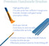 Acrylic Paint Brush Set, 1 Packs / 10 pcs Watercolor Brushes Painting Brush Nylon Hair Brushes for All Purpose Oil Watercolor Painting Artist Prof...