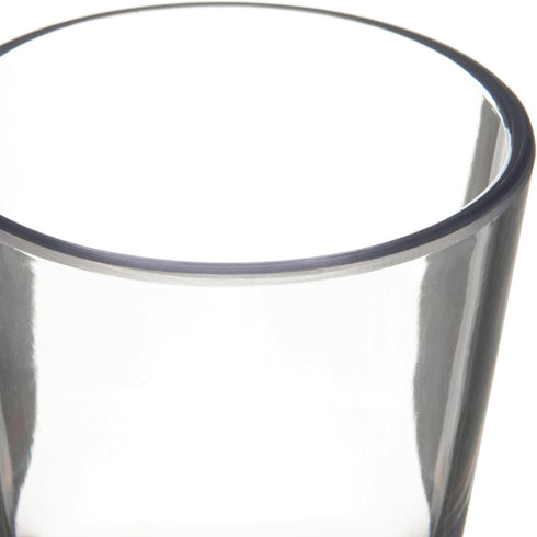 Carlisle FoodService Products Alibi Round Glass Clear Glass for Restaurants, Catering, Kitchens, Plastic, 1.8 Ounces, Clear, (Pack of 24)...