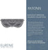 Elrene Home Fashions Antonia Floral Damask Waterfall Window Valance with Tassels, 52"x36", Silver...