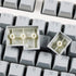 104 Key SA Profile ANSI ISO Double Shot Shine Through Ball Shape Keycaps Suitable for Standard MX 104 87 61 Keyboard (Light Gray)...