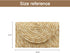 Freie Liebe Straw Clutch Bag for Women Summer Clutch Purses Beach Envelope Wallet Woven Handbags...