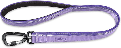 Hyhug Pets 24 Inches Short Leash (2021 and Sturdy Jacquard Weave Nylon Lead for Giant Large Medium Dogs Walking, Jogging,Camping and Training. (24...