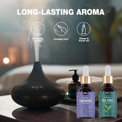 Essential Oils Set- Essential Oils for Diffuser for Home,Diffuser Oils Scents for Aromatherapy,Laundry,Candle&Soap Making,Humidifiers 1FL.OZ X 2...