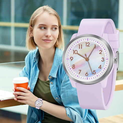 SOCICO Nurses Watch for Nurses, Doctors, Medical Professionals, Students, Easy to Read Dial, 50M Waterproof Women's Men Medical Analog Watch with ...