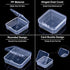 Bead Organizer Box, 28Pcs Small Clear Plastic Storage Containers, 1 Large Craft Organizer Box, 1 Sheet Label, Mini Parts Storage Solution for Bead...