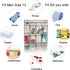 28 Large 1 Pack Transparent Pockets Over The Door Shoe Organizer Sturdy Hanging Shoe Rack for Door Closet Sneakers or Accessories, 4 Hooks?Grey?...