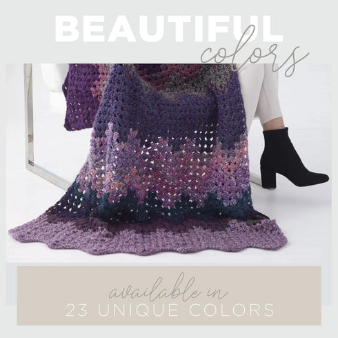 (1 Skein) Lion Brand Yarn Homespun Bulky Yarn, Parfait, 555 Foot (Pack of 1)......