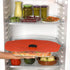 Charles Viancin - Poppy Oblong Lid Red - Silicone Lid for Food Storage and Cooking - 10''x14'' + 35x25cm - Airtight Seal on Any Smooth Rim Surface...