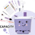 ANGOOBABY Standing Pencil Case Cute Telescopic Pen Holder Kawaii Stationery Pouch Makeup Cosmetics Bag for School Students Office Women Teens Girl...
