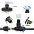 1/4 Inch Drip Irrigation Misting Nozzles Fittings, 30 Pieces Three-Way Atomizing Nozzle with Anti-leak Locked Barbed Irrigation Connector for 1/4 ...