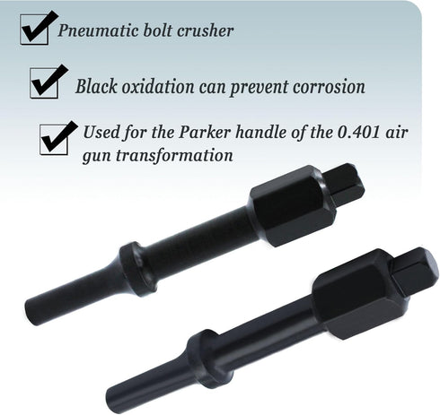 32029 Air Hammer Socket Adapter, 37315 3/8" & 37316 1/2" Shake 'n break Pneumatic Bolt Breaker Set,2-Piece...
