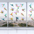 20 Pieces Large Size Hummingbird Window Hummingbird Decals for Windows Anti-Collision Window Clings Decals to Prevent Bird Strikes on Glass Non Ad...