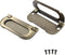 2 Pack Recessed Pull Ring Handles Bronze Hidden Recessed Type Drawer Mount Handle Deck Cabinet Flush Ring Sliding Door Pull Handle Recessed Furnit...