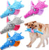 4 Pack Squeaky Dog Toys, Dog Toys for Aggressive Chewers, Tough Plush Dog Toys for Large Dogs, Wrinkly Interactive Puppy Toys for Small and Medium...