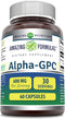 Amazing Formulas Alpha GPC Supplement | 600 Mg Per Serving | 60 Capsules | Non-GMO | Gluten Free | Made in USA...