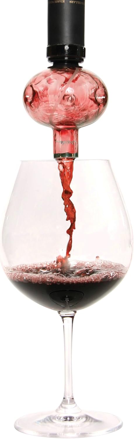 Soireehome - In Bottle Wine Aerator - For Red Wine, White Wine, And Rose Wine! - Made Of Glass, Makes Your Wine Taste Better...