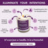 Fertility Candle for Women trying to Conceive | Rose, Jasmine and Lilac Scented Candles Gifts for Women | Soy Non Toxic Intention Candles with Cry...